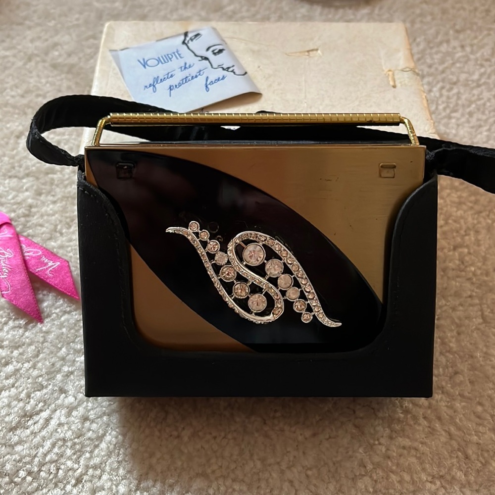 Volupte vintage evening bag old Hollywood glamour in original box